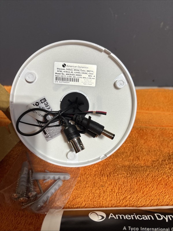DN-#1-American Dynamics 480 TVL Camera, ADCD201- D0001. Indoor Untested gallery