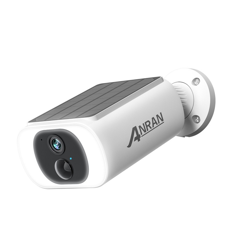 Wireless Outdoor Security Camera 3MP Audio WIFI Battery Powered with Solar Panel
