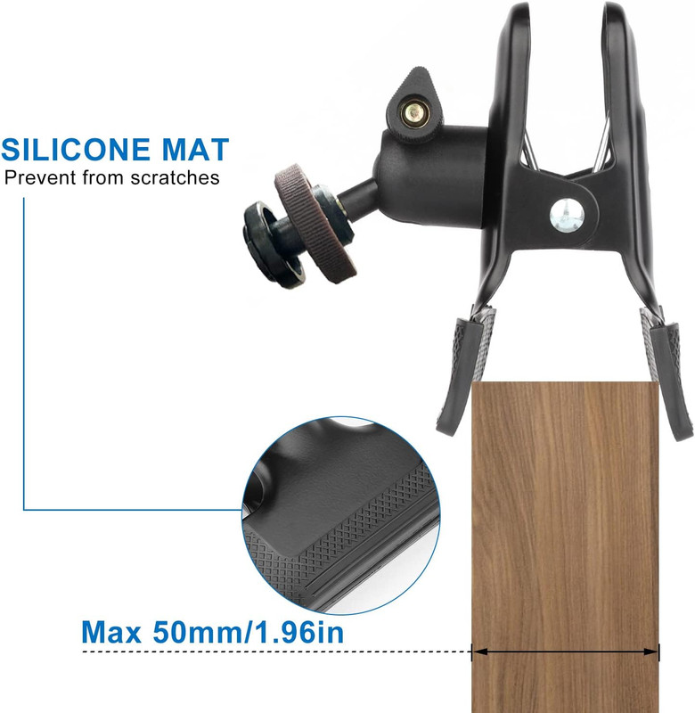 2 Pack Clip Clamp Mount for Blink Outdoor 4 (4Th Gen)/(3Rd Gen)/Xt/Xt2/Mini, Met gallery