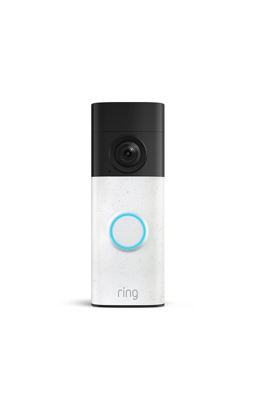 Ring - Battery Doorbell (newest model) Retinal 2K with wide-angle video gallery