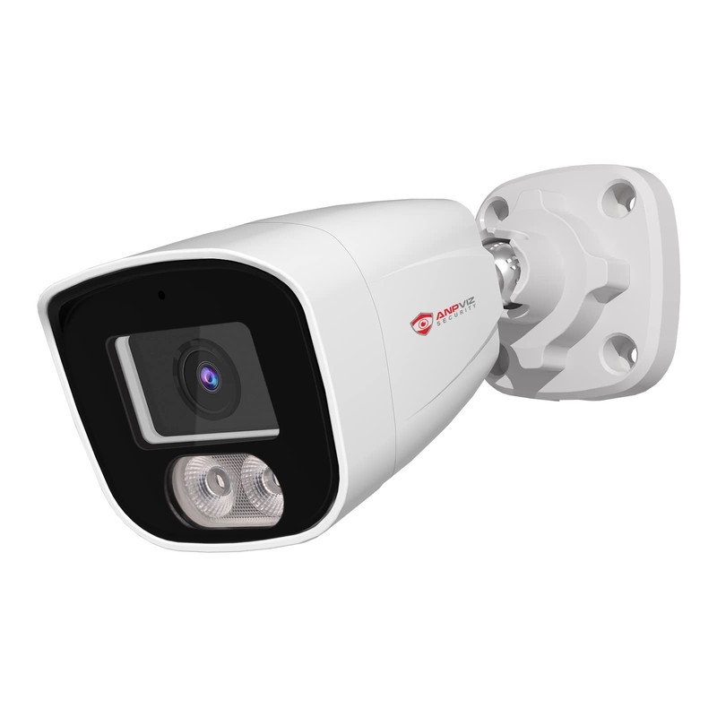 4MP PoE IP Bullet with Microphone/Audio, IP Outdoor Indoor, Night Vision 65ft…