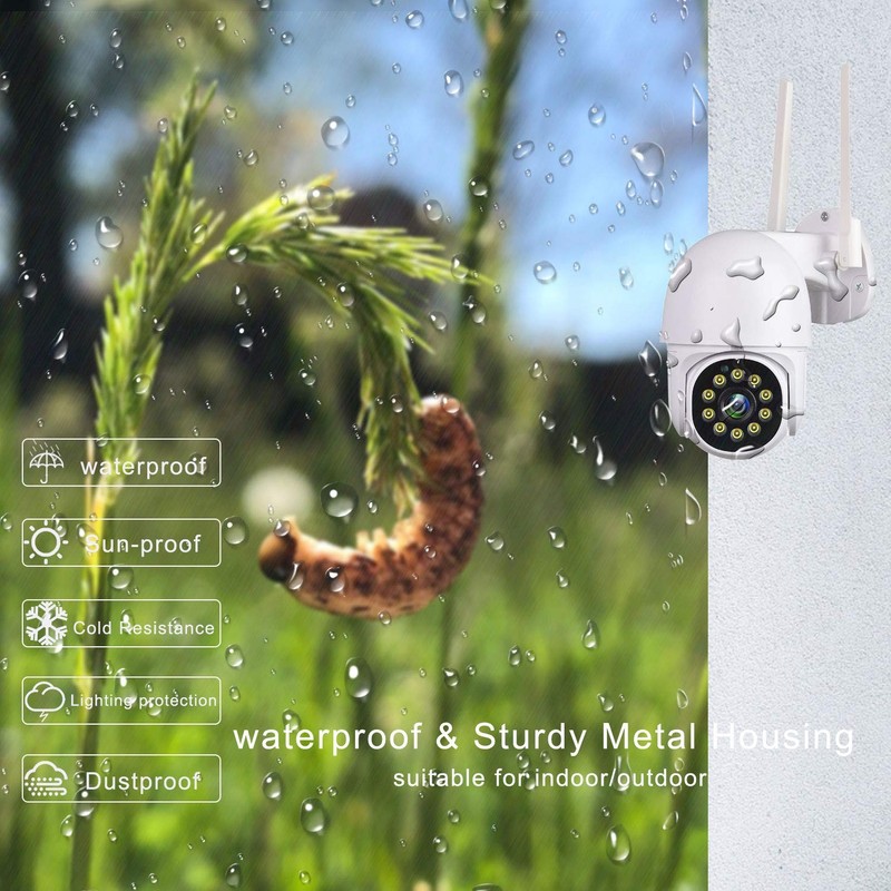 Tuya Smart Life Security Camera,1080P HD Wireless WiFi Home Surveillance Pan/... gallery