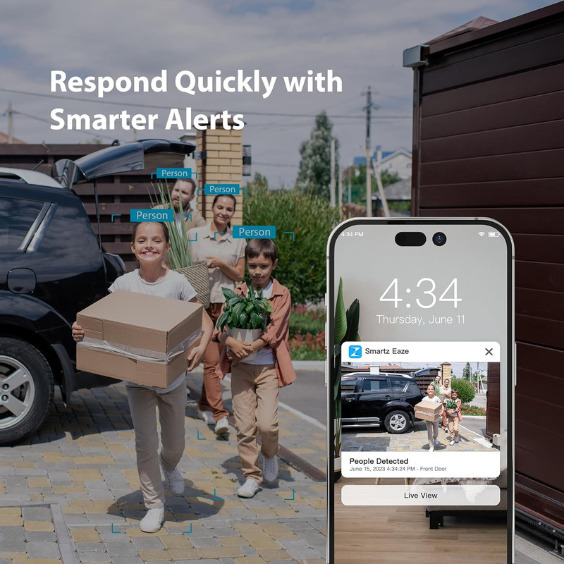 Outdoor Wireless Security Camera -Wire-Free, Rechargeable, Battery Powered Indoo gallery