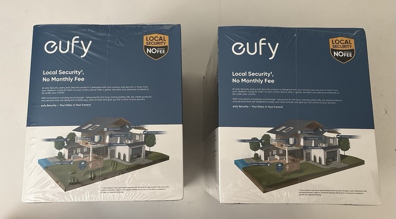 Eufy Security Floodlight 3K Camera E340 Wired - 2 Pack - New Sealed gallery