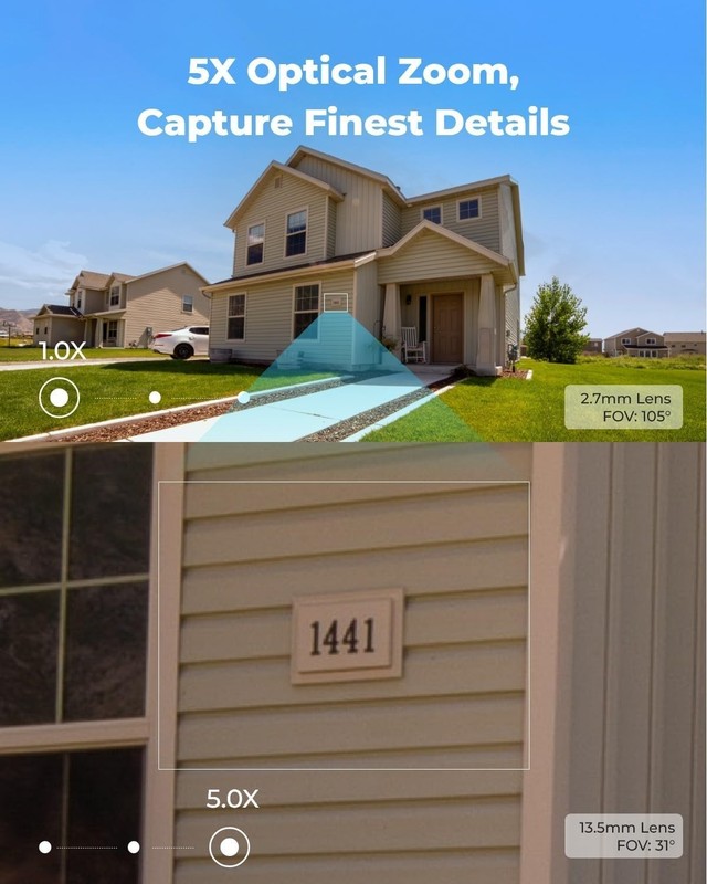 RLC-811A Color Night Vision Security Camera - 5X Optical Zoom & Smart Alerts gallery