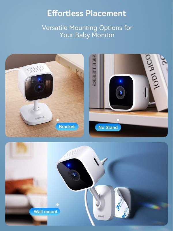 Cámara De Seguridad Interior 2K HD Wifi Monitor De Bebé Con Alerta Instantánea gallery
