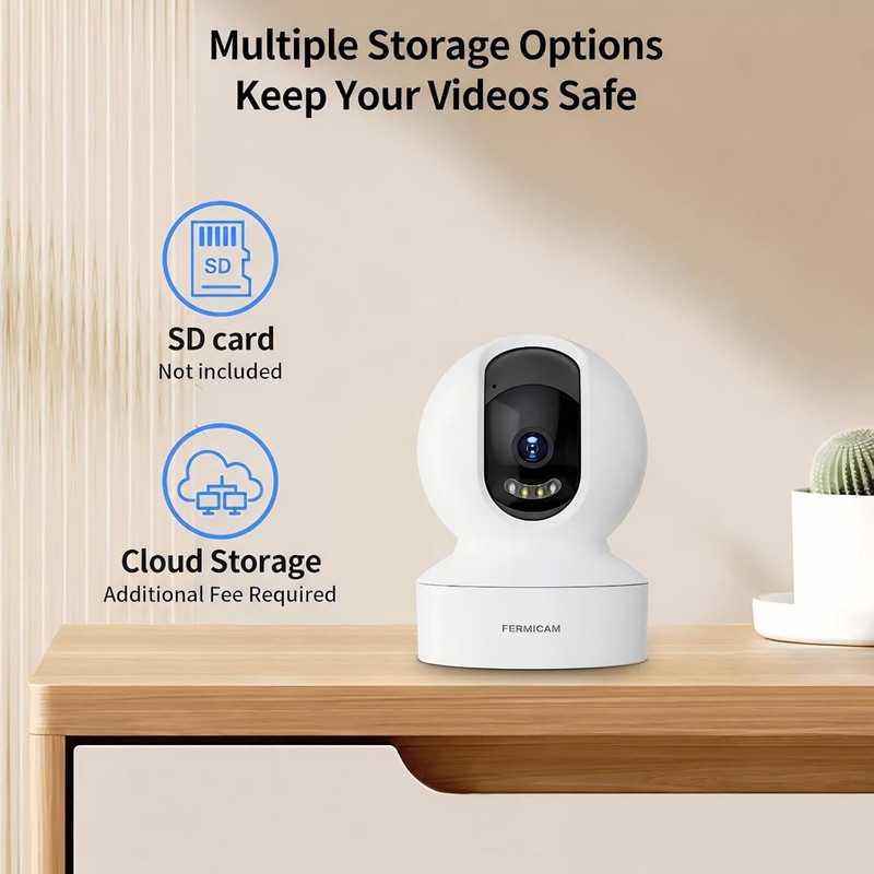 Indoor AI Security Home Camera, 360°, AI Ultra HD, Smart Search, Wifi, Baby/Pet gallery