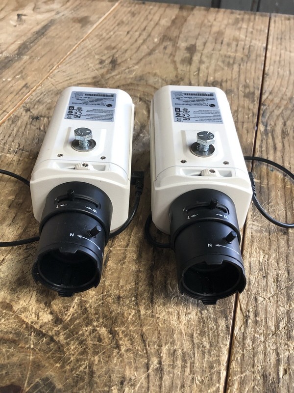 Lot Of 2 American Dynamics ADCD600-X0001 Box Day Night Camera Hi Res Color NTSC