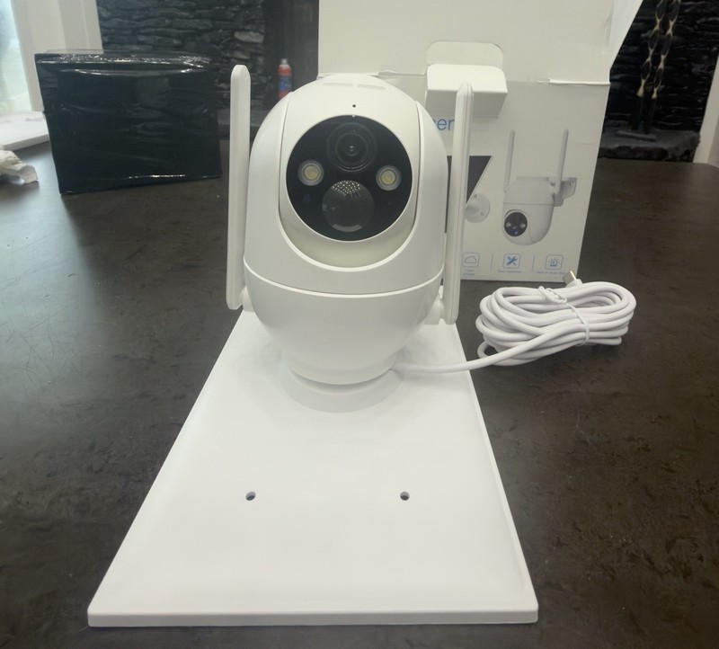 2-Solar Wireless Wi-Fi Outdoor Security Camera 1080p Full Color Night Vision gallery