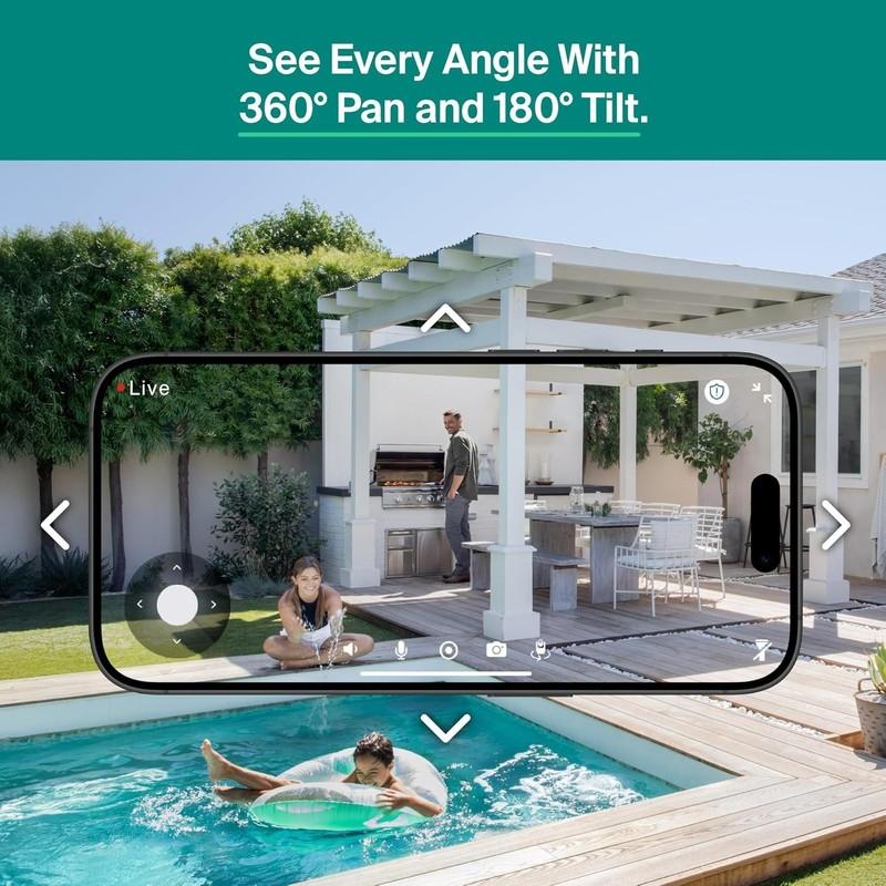 Arlo Essential Pan Tilt Security Camera 2K - Wired Outdoor Security gallery