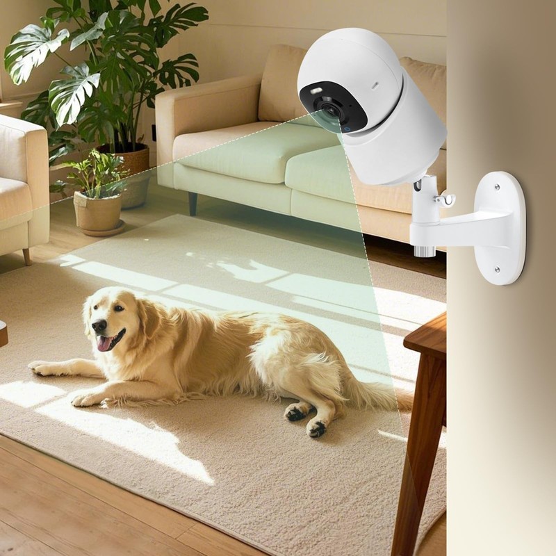 Adhesive Security Camera Mount for eufy Indoor Cam E30/C210/C220/E220, Adjust... gallery