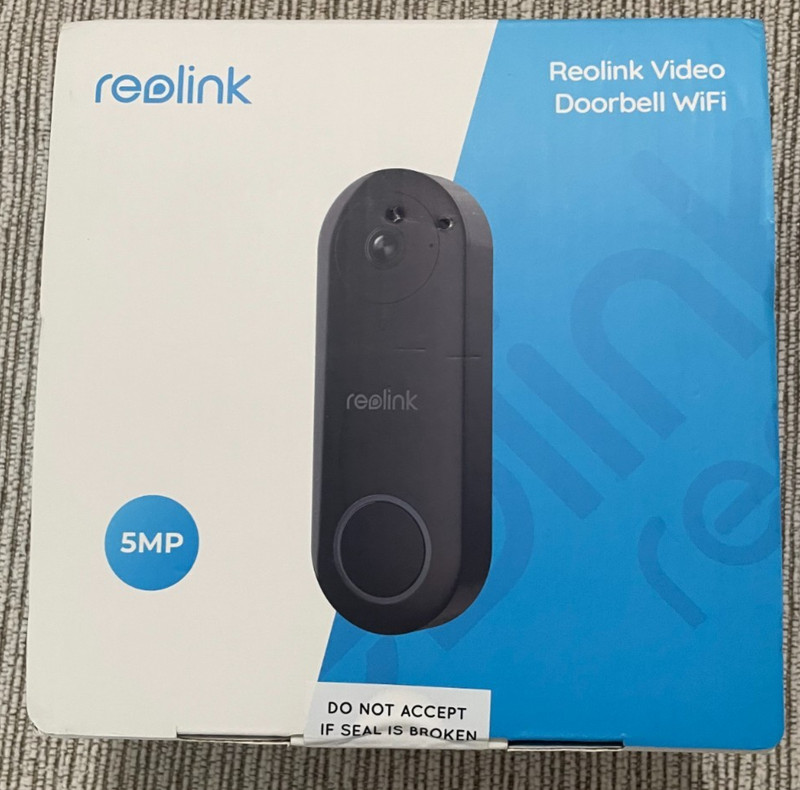 REOLINK Smart Video 5MP Doorbell Camera Wi-Fi