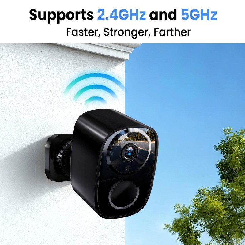 2026 Enhanced 2K UHD Security Cameras Wireless Outdoor – Free Cloud & SD Stor... gallery