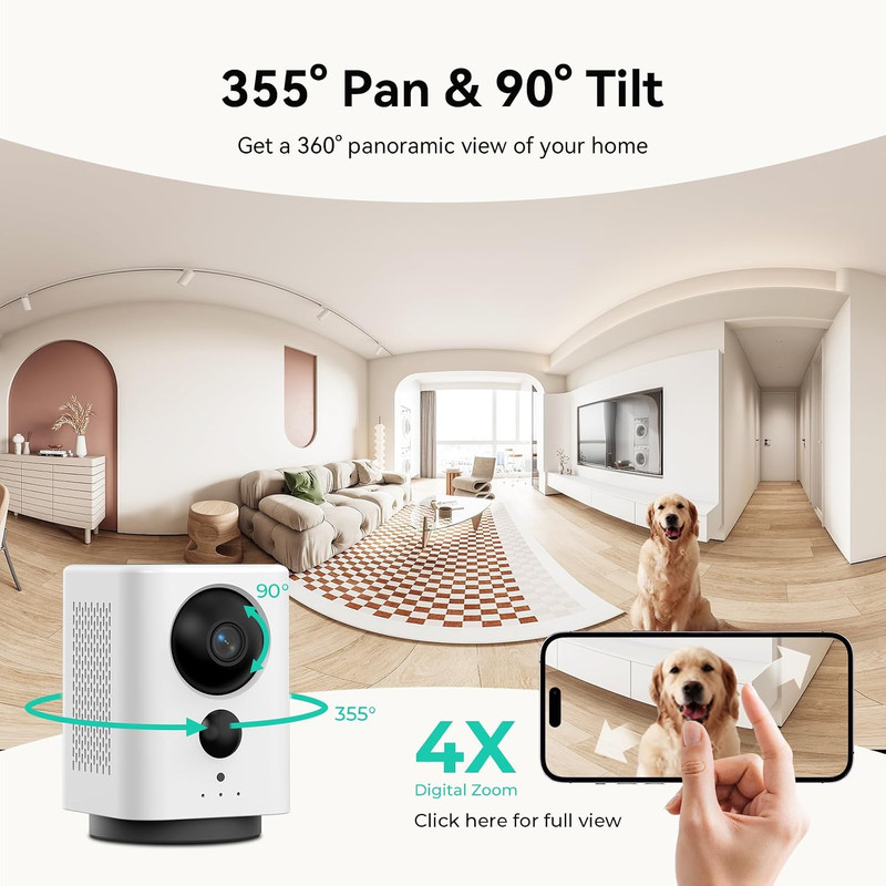 4G LTE Cellular Security Camera Indoor Wireless, No Wifi, 2K, Portble | No Wifi gallery