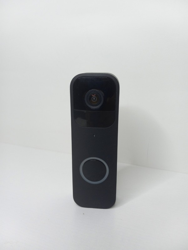 Blink Smart Wi-Fi Video Doorbell Wired/Battery 2 Way Audio with Alexa Black USED