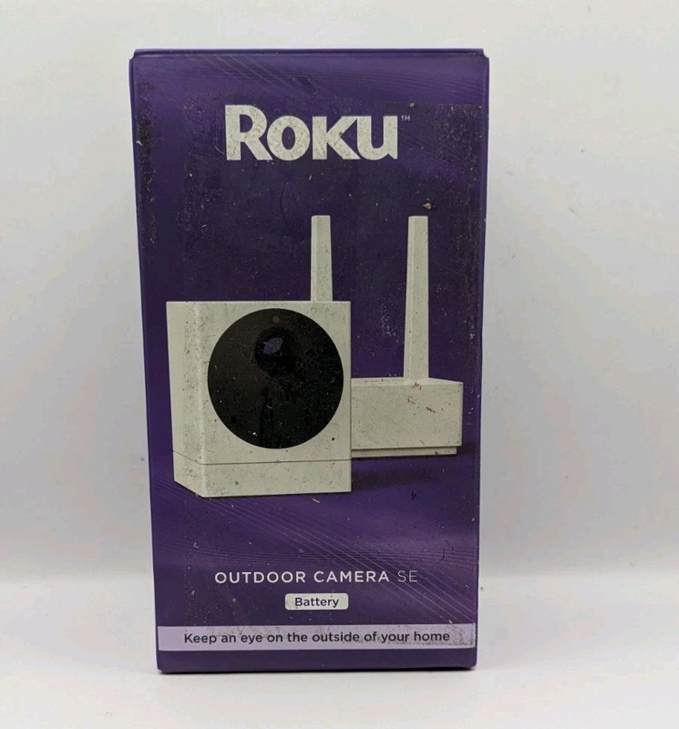 Roku Outdoor Camera for Home Security – IP65 Weather Resistance Wireless
