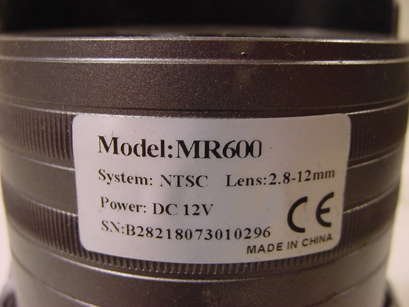 MR600 SURVEILLANCE SECURITY CAMERA gallery