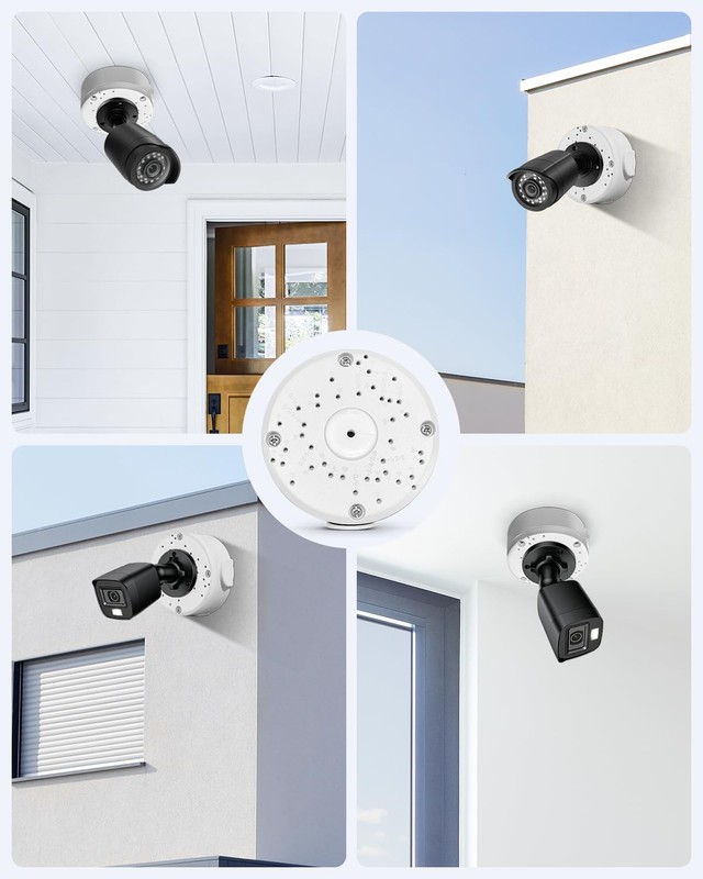 Universal Metal Security Camera Junction Box Bullet Dome Waterproof Hide Base gallery