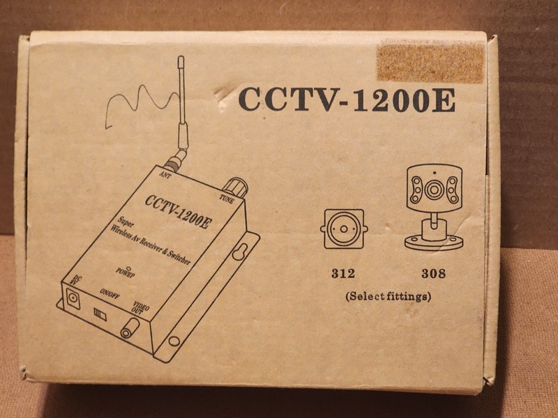 CCTV-1200E Wireless Video Receiver Surveillance Color Mini Camera SX-308AS CCTV gallery