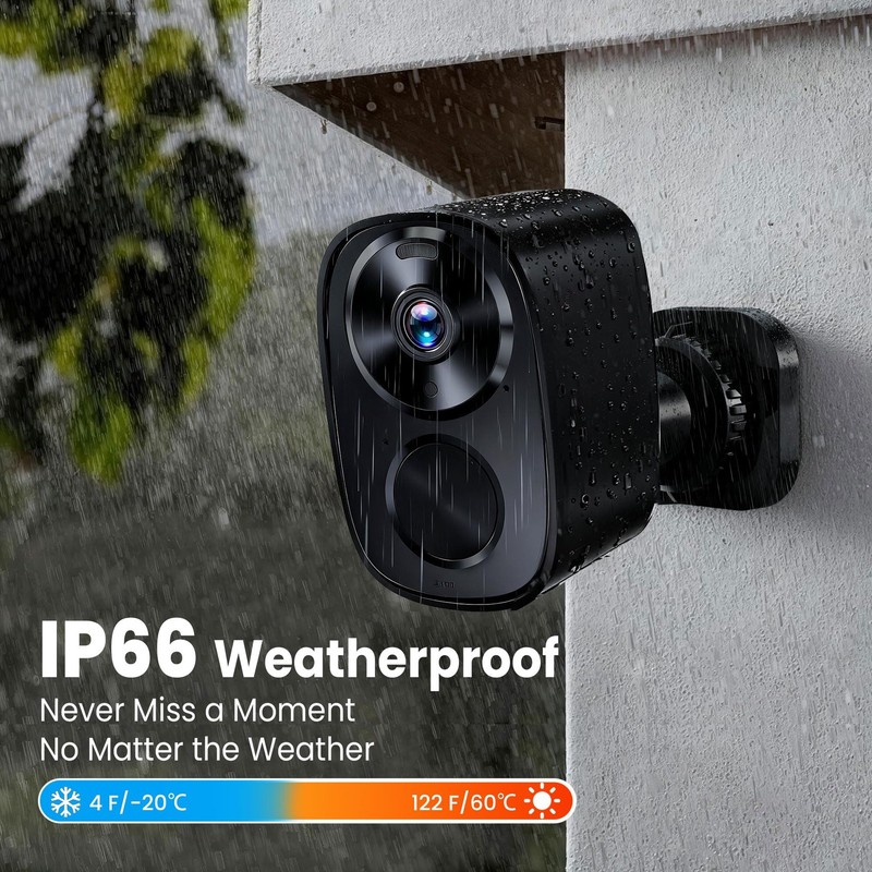 2026 Enhanced 2K UHD Security Cameras Wireless Outdoor – Free Cloud & SD Stor... gallery