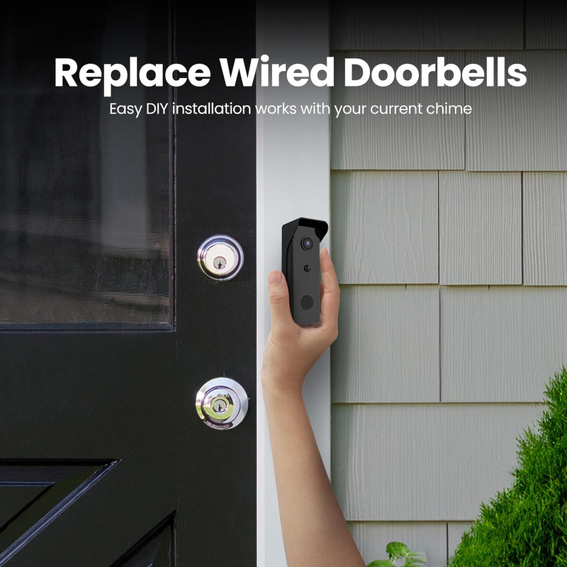 Smart Video Doorbell Camera, 2.4Ghz Wi-Fi, No Hub, Two-Way Audio, Advance Motion gallery