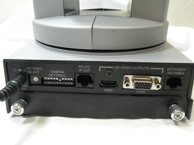 Vaddio ClearView HD-20 Surveillance Camera, 998-6950-000 w/P.S. & Remote Control gallery