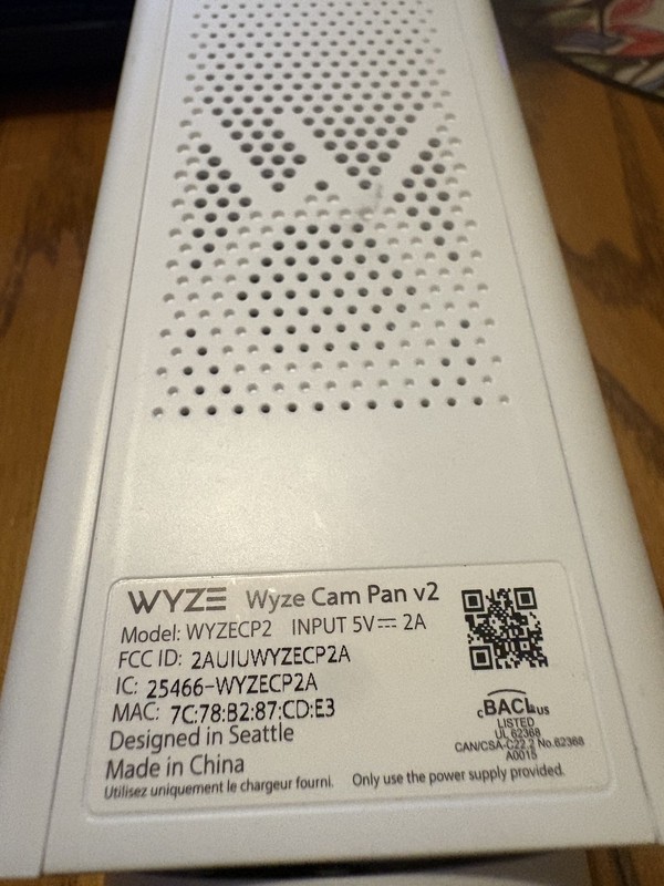 Wyze Cam Pan V2 1080p Pan/Tilt/Zoom Wi-Fi Camera Night Vision WYZECP2 gallery