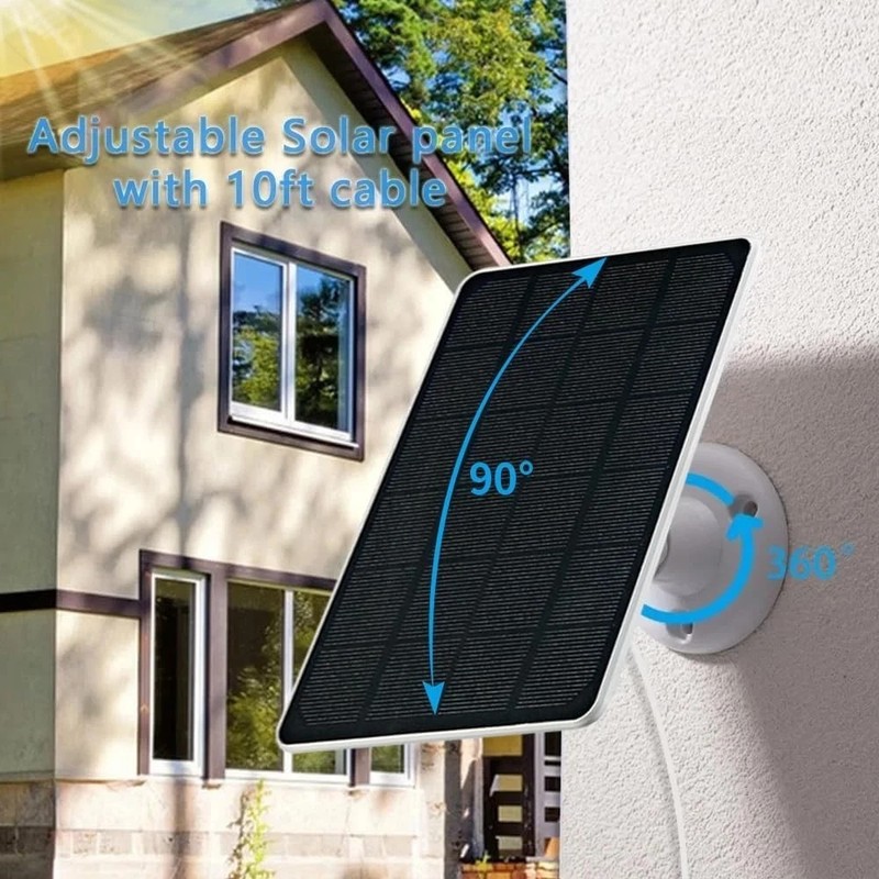 Ring Camera Solar Panel Compatible with Stick up Cam Battery Spotlight Plus gallery