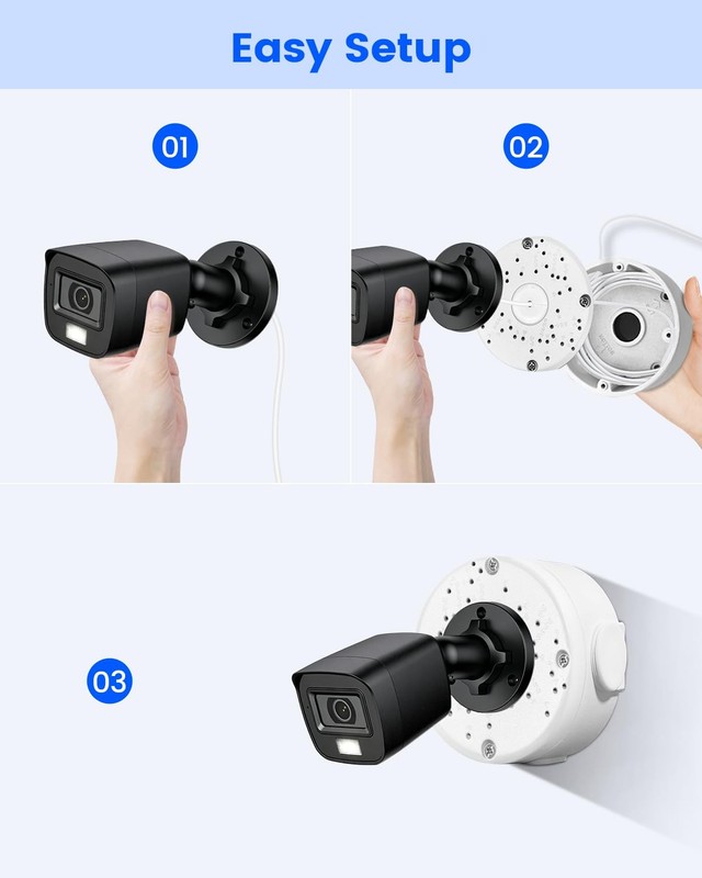 Universal Metal Security Camera Junction Box Bullet Dome Waterproof Hide Base gallery
