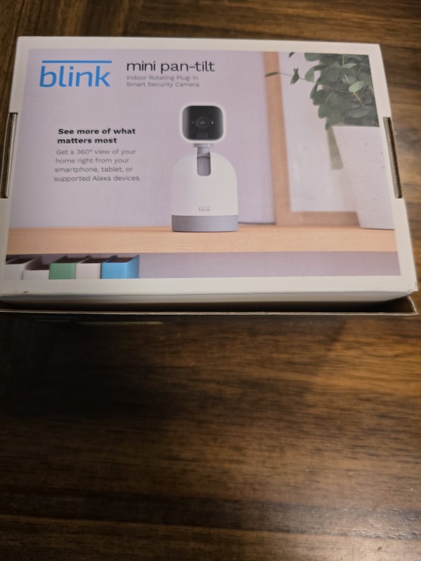 Blink Mini Pan-Tilt Indoor Rotating Plug-In 1080 HD Smart Security Camera gallery