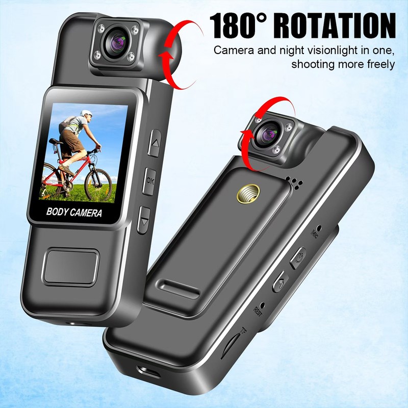 4K WIFI HD Mini Camera Camcorder Body Police Cam with Audio Video DVR Night Cam gallery