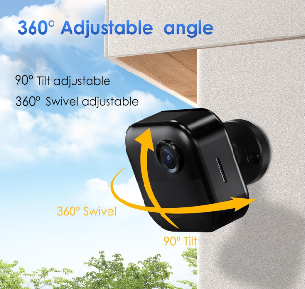 3-Pack Adjustable Wall Mount for Outdoor & Indoor Security Cameras gallery