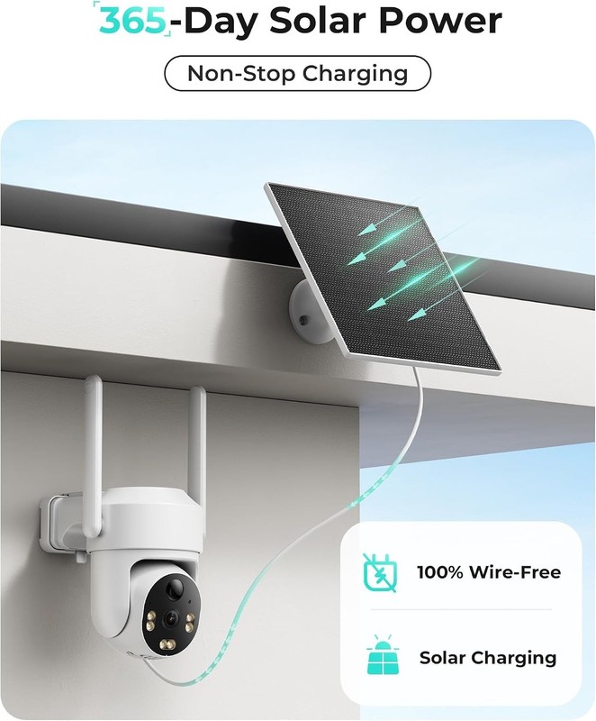 Outdoor Security Camera Bundle - Built-in SIM, Motion Sensor, No WiFi Needed gallery