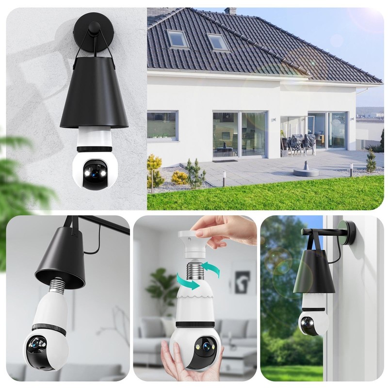 2K Camaras De Seguridad 360 Inalambricas Solar 5G Y 2.4G 24/7 Para Casa Exterior gallery