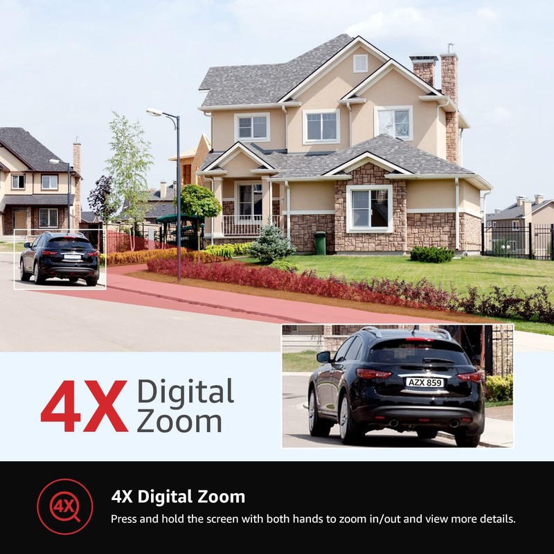 Security Camera Outdoor Wireless WiFi IP Camera Home Security System 360° View gallery