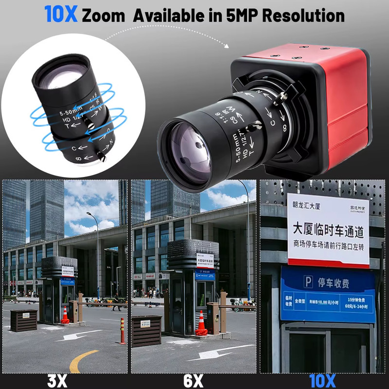 POE Industrial IP Camera 3/4/5/8MP CMOS 4K Mini IP Cam Sensor CS Mount Security gallery