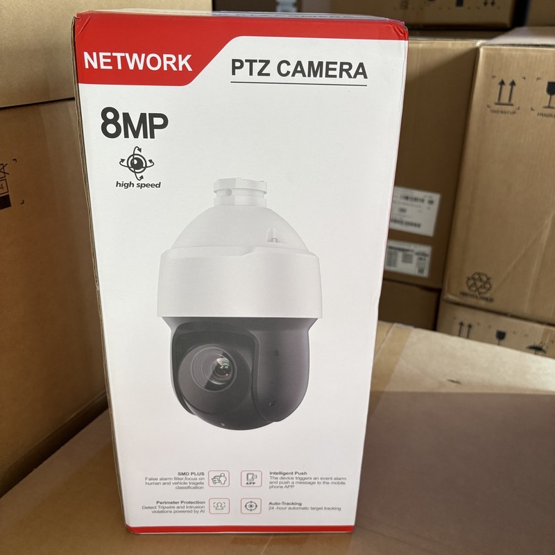 Vikylin 4K 8MP 25X Zoom 360° IR PTZ IP Camera Auto Track Face Detection Outdoor