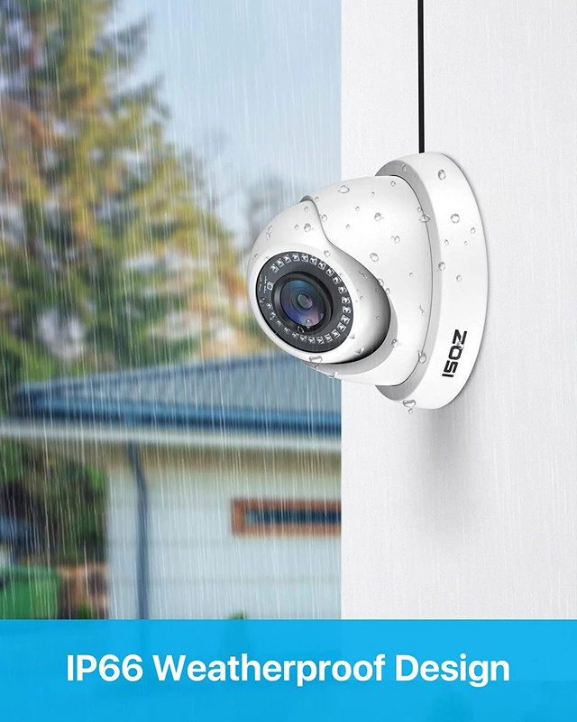 4 Pack 2.0MP HD 1080P HD-TVI Indoor Outdoor Dome Wired Home Security Surveillanc gallery