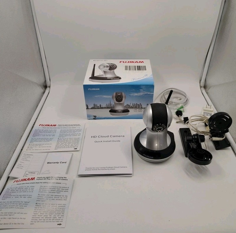 Fujikam FI-361 Wireless Two-Way Audio Night Vision IP/Network Security Camera