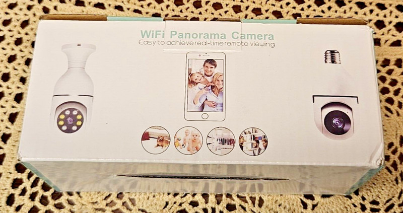NIB Mountable Wi-Fi Panorama Camera Real Time Remote Viewing w/ Cell Phone App gallery