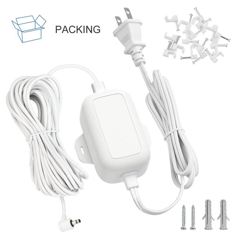 ALERTCAM Outdoor Power Adapter for Stick Up Cam 25 feet, White gallery