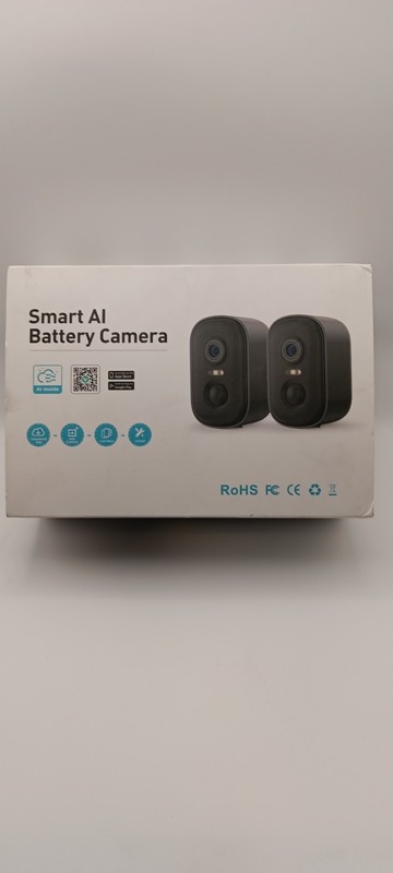 Smart AI Battery Camera With Full HD Resolution and Full Color Night Vision