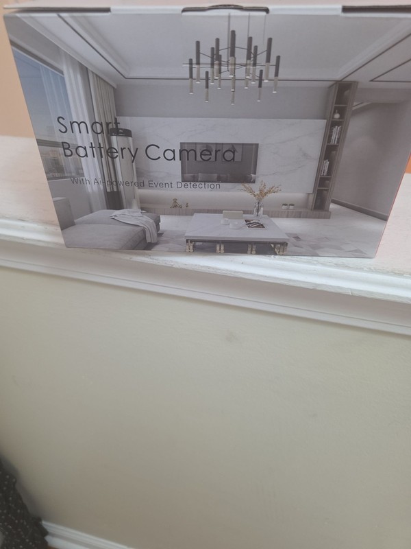 Smart Battery Security Camera Wi-Fi AI Powered Event Detection Wireless