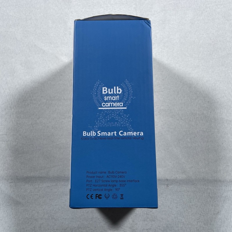 Bulb Smart Camera PTZ 2way audio dual light alert cloud storage 3MP WIFI gallery