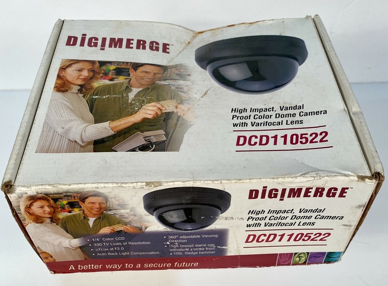 Flir DIGIMERGE High Impact Vandal Proof Color Dome Camera w/Varifocal Lens