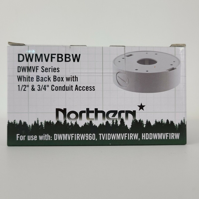 Northern White Back Box For DWMVF Series for Camera DWMVFIRW960