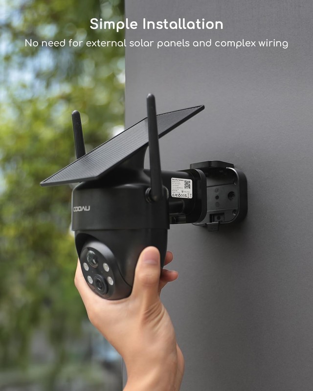 BC Solar Panel Wireless Security Camera 2K AI Detection gallery