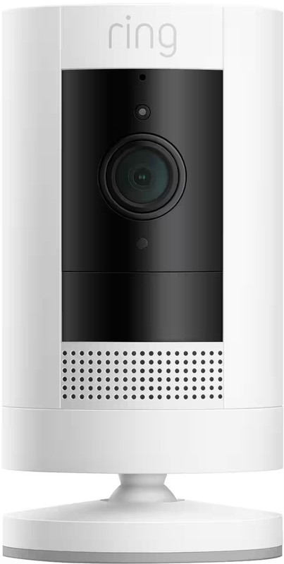 Ring - Stick Up Indoor/Outdoor Wire Free 1080p Security Camera - White gallery