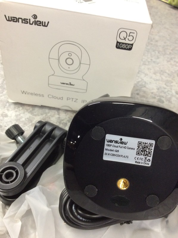 Wansview Wireless Cloud PTZ IP Security Camera, 1080P HD, WiFi Indoor Q5 - Black gallery