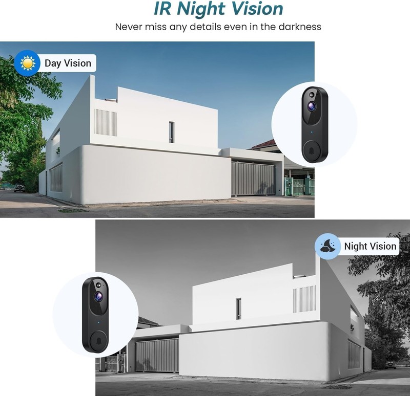 Camera Timbre De Puerta HD Wifi Inalambrico Con Camara Audio Y Video Para Casa gallery